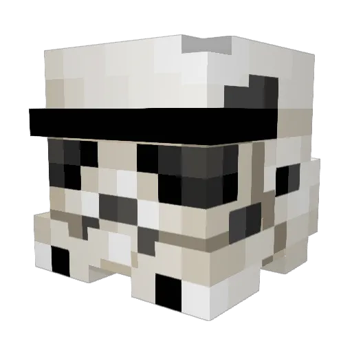 _TheVice_ Minecraft avatar head, 3D render