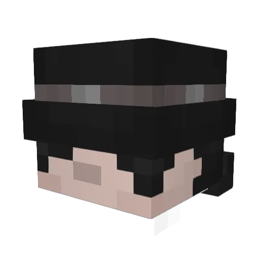 _The_Pariah_ Minecraft avatar head, 3D render