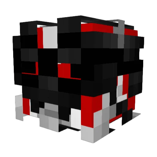 _The_Real Minecraft avatar head, 3D render
