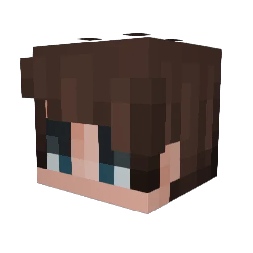 _The_South_Wind_ Minecraft avatar head, 3D render