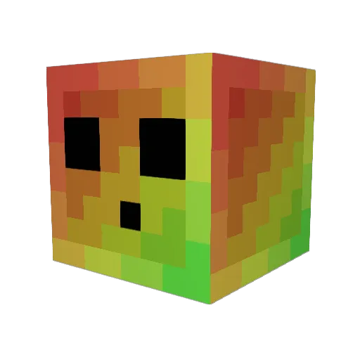 _Thecurse_ Minecraft avatar head, 3D render