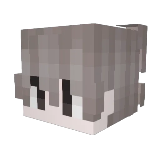 _Thenightmaree Minecraft avatar head, 3D render