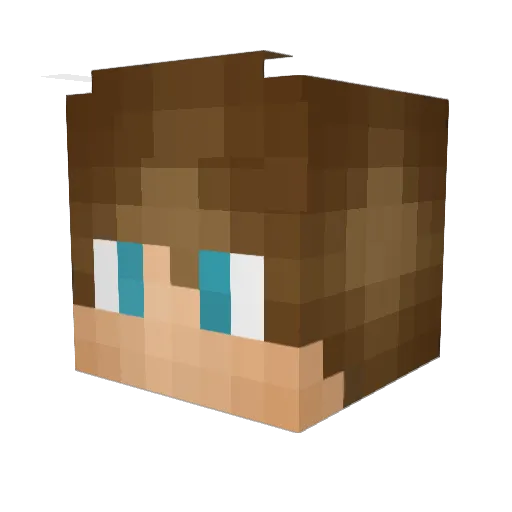 _Thexan_ Minecraft avatar head, 3D render
