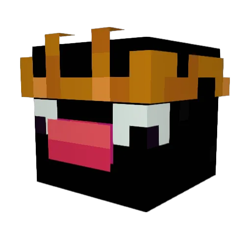 _ThienNhan_ Minecraft avatar head, 3D render