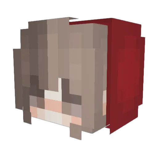 _Thinkyy_ Minecraft avatar head, 3D render