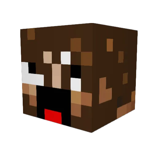 _Thirty3 Minecraft avatar head, 3D render