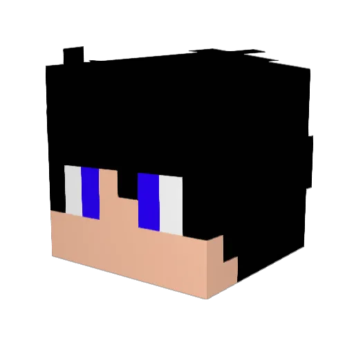 _ThisDickdack_ Minecraft avatar head, 3D render