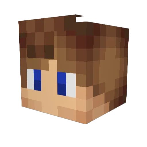 _ThisGamer_ Minecraft avatar head, 3D render