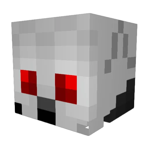 _Thunderpants_ Minecraft avatar head, 3D render