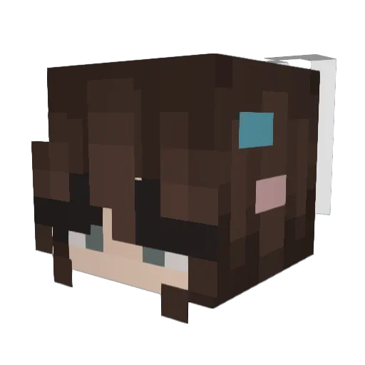 _Thym3 Minecraft avatar head, 3D render