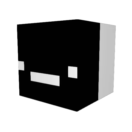 _Tiga_ Minecraft avatar head, 3D render