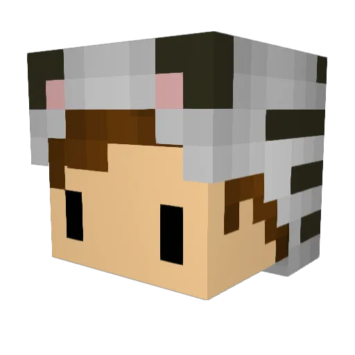 _Tiger_Op Minecraft avatar head, 3D render