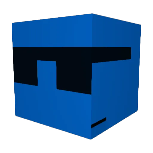 _TikiGod007_ Minecraft avatar head, 3D render