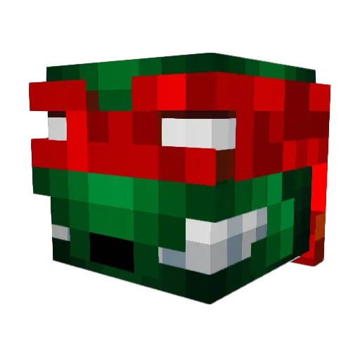 _Timmyy_ Minecraft avatar head, 3D render