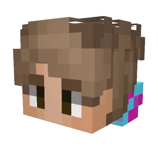 _Timos_ Minecraft avatar head, 3D render
