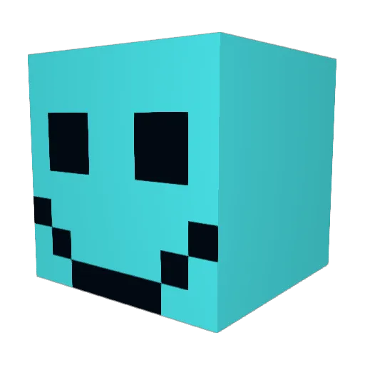 _Tjusa_ Minecraft avatar head, 3D render