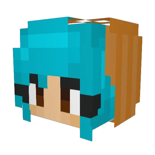 _ToastLord_ Minecraft avatar head, 3D render