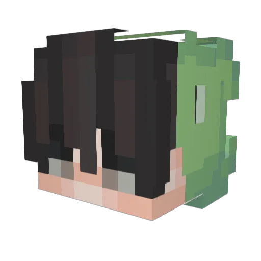 _Toggler_ Minecraft avatar head, 3D render