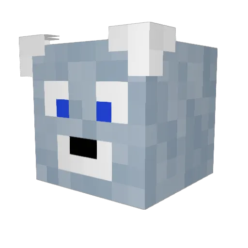 _Tom_Gaming_ Minecraft avatar head, 3D render