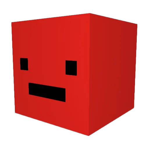 _Tom_official Minecraft avatar head, 3D render