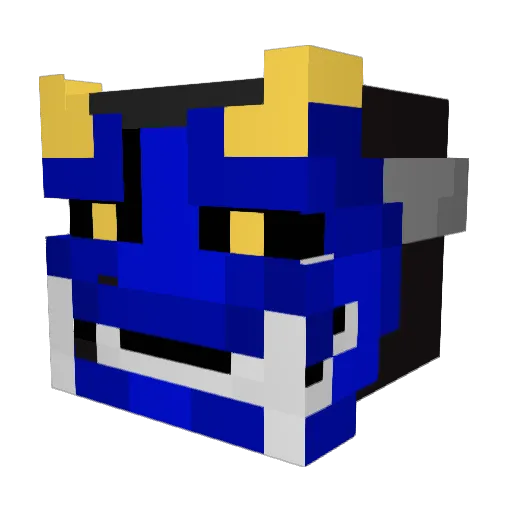 _TommYX_ Minecraft avatar head, 3D render