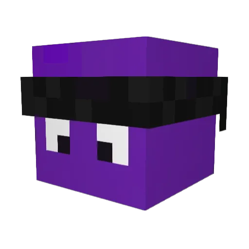 _Top1Rypin Minecraft avatar head, 3D render