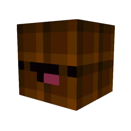 _TorBer_ Minecraft avatar head, 3D render