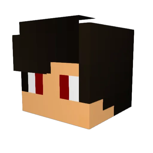 _Torbi_Pvp_ Minecraft avatar head, 3D render