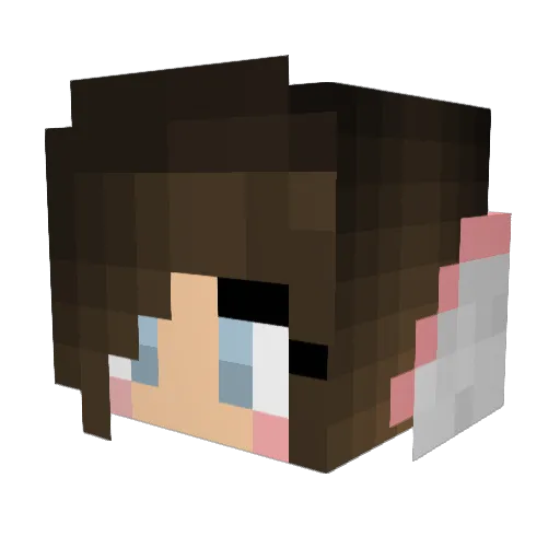 _Toricorn Minecraft avatar head, 3D render