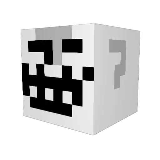 _TrY_JdW_ Minecraft avatar head, 3D render