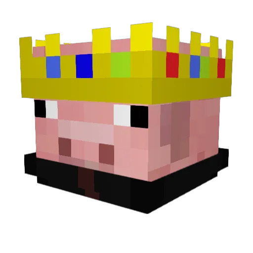 _Trao_ Minecraft avatar head, 3D render