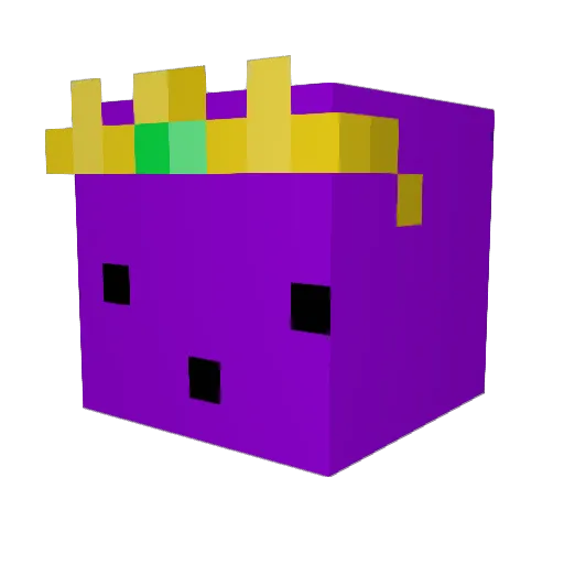 _TriEf Minecraft avatar head, 3D render