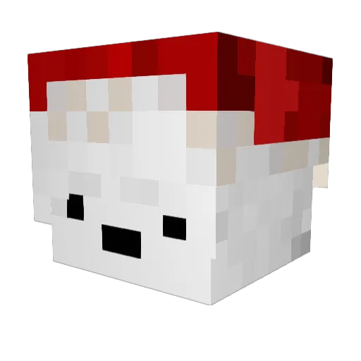 _Tropius Minecraft avatar head, 3D render