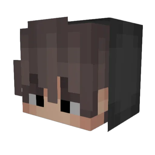 _Trovao_ Minecraft avatar head, 3D render