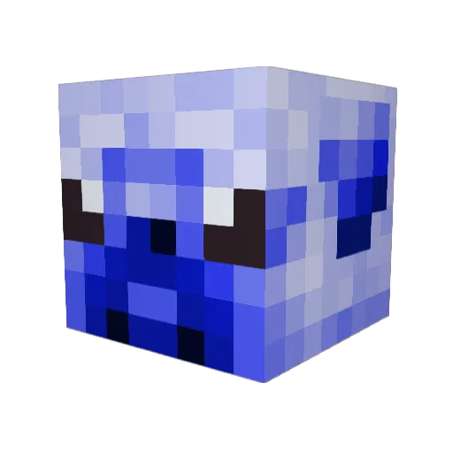 _Trowlie Minecraft avatar head, 3D render
