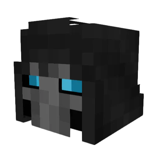 _Truxxx_ Minecraft avatar head, 3D render