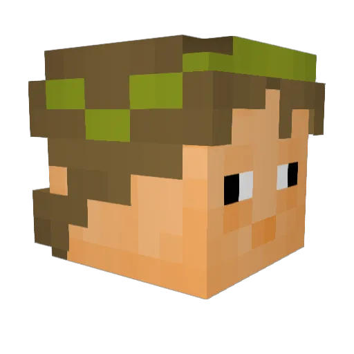 _Tsardom Minecraft avatar head, 3D render