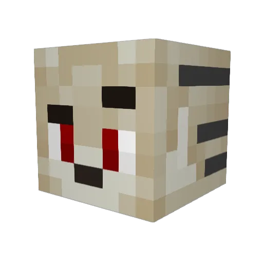 _TsardurnCpase_ Minecraft avatar head, 3D render