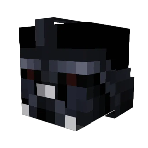 _Tsjernobyl Minecraft avatar head, 3D render