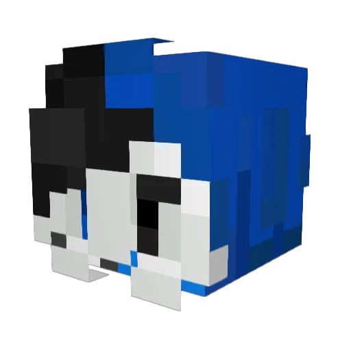 _Tubby Minecraft avatar head, 3D render