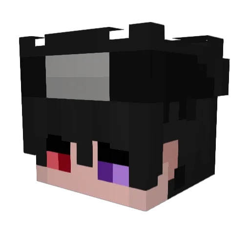 _TvoI_SenpaI_ Minecraft avatar head, 3D render