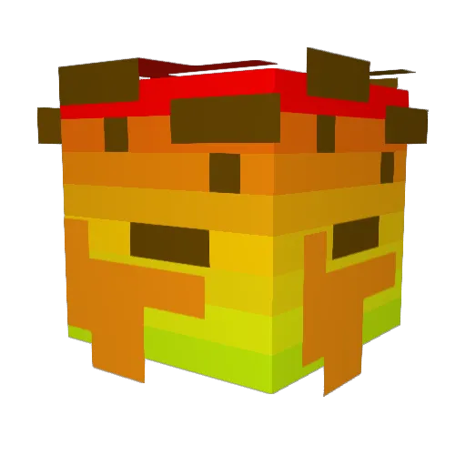 _TwilightAurora_ Minecraft avatar head, 3D render