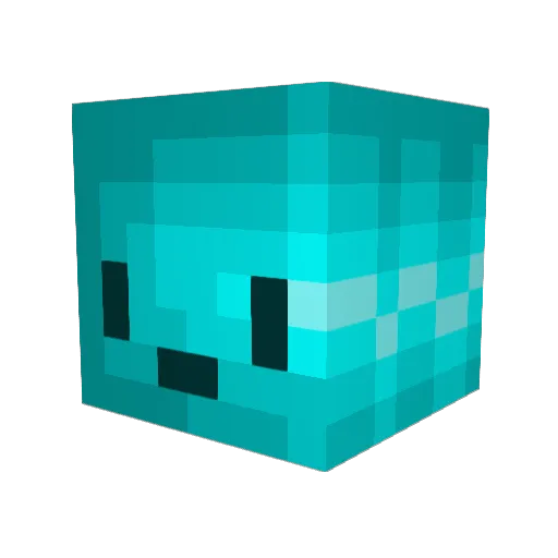 _Twillight Minecraft avatar head, 3D render