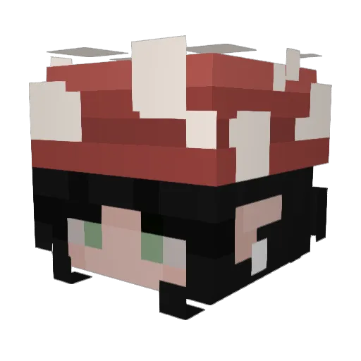 _Twizzles_ Minecraft avatar head, 3D render