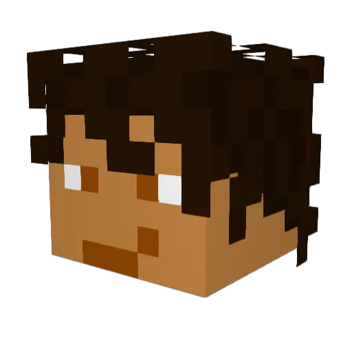_TyTheGuy Minecraft avatar head, 3D render