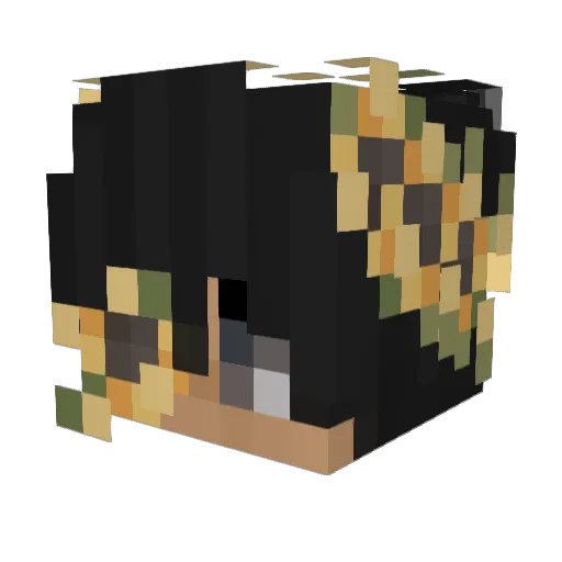 _Tybalt Minecraft avatar head, 3D render