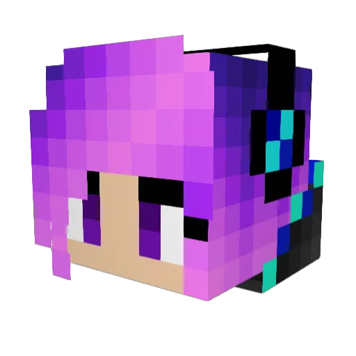 _Tychan_ Minecraft avatar head, 3D render