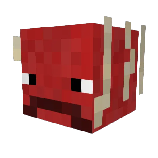 _Tyrean Minecraft avatar head, 3D render