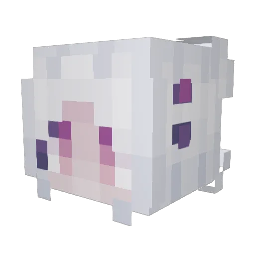 _UHC Minecraft avatar head, 3D render