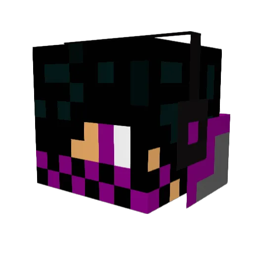 _Uin_ Minecraft avatar head, 3D render